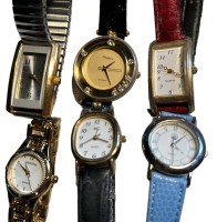 Auktion 350 / Los 2044 <br>6x Quartz Damenarmbanduhren