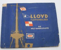 Auktion 352 / Los 6072 <br>2x Sammelalben, Lloyd Flottenbilder , Altersspuren