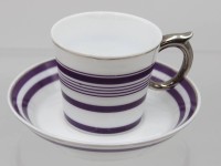 Auktion 353 / Los 8002 <br>Tasse mitU.T., Bernadaud für Nespresso, ca. H-5,8cm