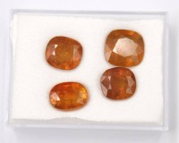 Auktion 351 / Los 1004 <br>4x Saphire, erhitzt, ca. 23ct