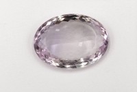 Auktion 351 / Los 1005 <br>ovaler Rose de France Amethyst, ca. 106 ct, facettiert