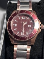 Auktion 351 / Los 2079 <br>Quartz Taucheruhr "Shark", neuwertig in Box (wohl nicht original?), orig. Schutzfolie, Werk läuft