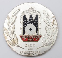 Auktion 351 / Los 7007 <br>Medaille, Dank u. Anerkennung, Deutscher Schützenbund, 23. Deutsches Bundesschiessen in Hannover, D-8cm