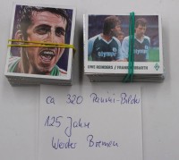 Auktion 351 / Los 6044 <br>ca. 300 Panini-Sammelbilder, 125 Jahre Werder Bremen