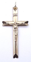 Auktion 351 / Los 1381 <br>Brustkreuz Anhänger, goldfarben,L- 6,8x3,2cm