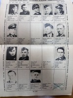 Auktion 352 / Los 7001 <br>Vermissten Liste des Roten Kreuzes für das Panzer -Artillerie-Reg. Nr. 27, 3 Blatt