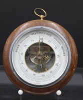 Auktion 352 / Los 16037 <br>Wandbarometer,  A.Schulz Hof Optiker, Oldenburg, D-15,5cm