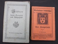 Auktion 352 / Los 3006 <br>Führer durch Torgau und Umgegend und Wiebadener Volksbücher-Das Hungerjahr, um 1920, Alters.-u. Gebrauchsspuren