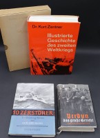 Auktion 352 / Los 7017 <br>3x div. Literatur über den 1. u. 2. WK