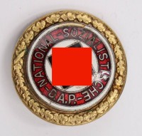 Auktion 352 / Los 7031 <br>Parteiabzeichen, NSDAP,  veros Herst. u. Nummer "2738", original???, D-3cm