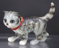 Auktion 352 / Los 9026 <br>Katze, Goebel, H-14cm L-17,5cm