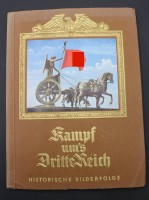 Auktion 353 / Los 7018 <br>Sammelalbum Kampf ums Dritte Reich von 1939 Komplett .