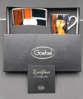 Auktion 353 / Los 8046 <br>Espresso-Tasse mit U.T., Goebel Artis Orbis, Modigliani, Tasse H-6cm, orig. Karton