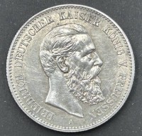 Auktion 353 / Los 6034 <br>2 Mark 1888, A, Kaiser und König Friedrich (Dreikaiser Jahr)