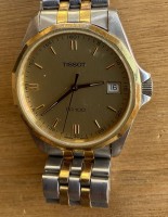 Auktion 354 / Los 2025 <br>Tissot PR100  Quarz , Stahl/goldfarben, D-3,4cm, Ref.  362/462,  Wasserdicht 100 m, Saphirglas, gut erhalten