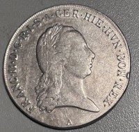 Auktion 354 / Los 6003 <br>Kronenthale  1796-A-Franz II, Österreich-Ungarn, Silber, 29,4 gr, D-4 cm