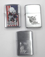 Auktion 354 / Los 16006 <br>3x div. Zippo-Feuerzeuge