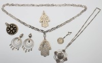 Auktion 354 / Los 1046 <br>kl. Konvolut wohl stark versilberter Schmuck, teilw. Indien