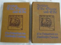 Auktion 354 / Los 3017 <br>Zwischen Elbe, Seeve und Este- Heimatbuch des Landkreises Harburg, 2 Bände, 1925