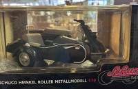 Auktion 354 / Los 16032 <br>Schuco Heinkel Roller mit Beiwagen, Metall, 1:10 in OVP