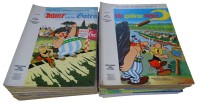 Auktion 355 / Los 3002 <br>29 Bände "Asterix &amp;Obelix", darunter 3x Fest-Einbände, auch sehr fühe dabei, Preise ab DM 3,50, alles DM Preise