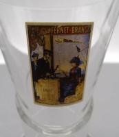 Auktion 355 / Los 10029 <br>original Fernet Branca Glas, H-11 cm