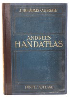 Auktion 355 / Los 3007 <br>Andree's Handatlas, Jubiläumsausgabe, 5. Auflage, 1906