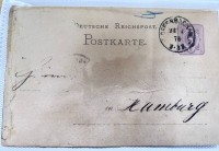 Auktion 355 / Los 6035 <br>2 kleine Ordner mit Postkarten /Kartenbrief ab 1875 bis ca. 1900, Deutsches Reich, Schweiz, Königreich Bayern  ca. 104 Teile,bis auf eine alle gelaufen