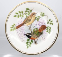 Auktion 355 / Los 8130 <br>Zierteller mit Vogelmotiv, Edwardian, England, D-27,3cm,