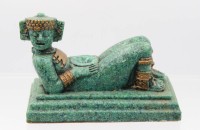 Auktion 355 / Los 15092 <br>Maya-Figur, neuzeitl.,  Mexiko, H-9,5cm B-15cm