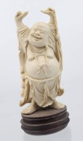 Auktion 355 / Los 15538 <br>stehender Buddha, Kunstmasse, H-17,5cm