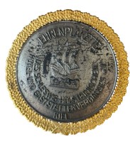 Auktion 356 / Los 15039 <br>Ehrenplakette des Hotel- und Gastättenverbandes Schleswig-Holstein, Kiel, D-11,5 cm5