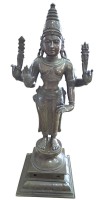 Auktion 356 / Los 15539 <br>schwere Vollbronze, buddhistische Gottheit,  H-51 cm, ca. 12 kg