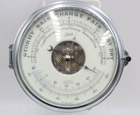 Auktion 356 / Los 16041 <br>gr. Wandbarometer "Schatz" im maritimen Look, H-10 cm, T-18 cm