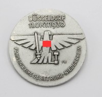 Auktion 357 / Los 7023 <br>Abzeichen, Fahnenweihe Gebiet Ruhr-Niederrhein 1936