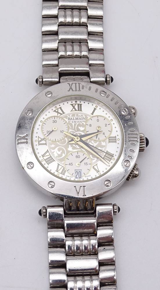 349.Auktion Nachverkauf Armbanduhr Pierre Balmain Quartzwerk Edelstahl Saphirglas D 32mm Tragespuren Funktion nicht uberpruft Auktionshalle Cuxhaven GBR