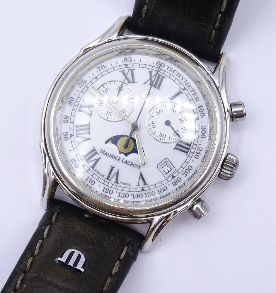 HAU Maurice Lacroix Chronometer sp1058 Mondphase Quartz