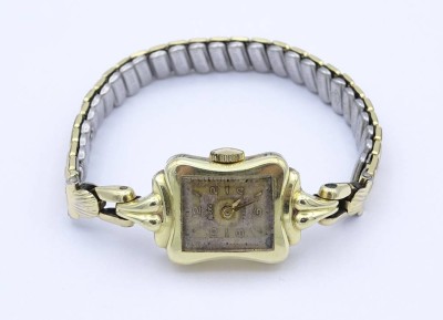 Auktion 344<br>Damen Armbanduhr CITO, GG Gehäuse 0.585, mechanisch, Werk läuft [1]