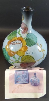 Auktion <br>Majolika Vase 