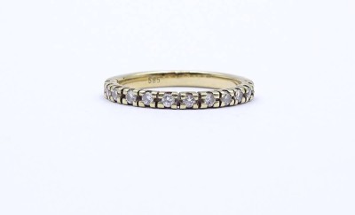 Auktion 352<br>Ring mit Brillanten, GG 585/000, Brillanten zus.ca. 0,24ct., 3,1g., RG 56 [1]