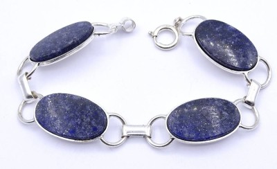 Auktion 357<br>Armband mit Sodalith Cabochons, Silber 835/000, L-19,5cm, 27g. [1]