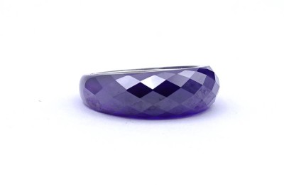 Auktion 345<br>Violetter Glas Ring, Silber 925/000, 11,8g., RG 59 [1]