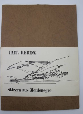 Auktion <br>Paul REDING (1939), Mappenwerk, Skizzen aus Montenegro, Mappe mit 20 Offsetgrafiken, limitiert, Nr. 54 [1]