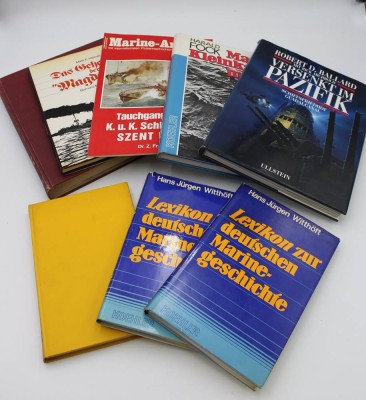 Auktion <br>8x div. Literatur, über Kriegs-Marine, neuzeitl. [1]