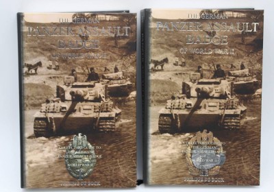 Auktion <br>Phillipe de Bock ,The German Panzer Assault Badge,  Collector's Guide - 1st Edition 2009,  Vol. I & II. , 2009, guter Zustand [1]