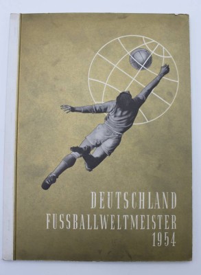 Auktion <br>Sammelalbum, Deutschland - Fussballweltmeister 1954, guter Zustand, kompl. [1]