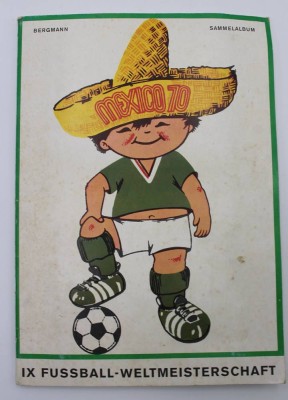 Auktion <br>Sammelbilderalbum, Bergmann, IX.Fußball-Weltmeisterschaft Mexico 70, kompl. [1]