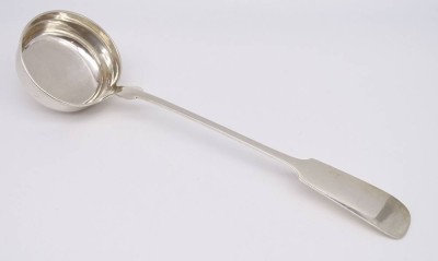 Auktion <br>Gr. Kelle, Silber 800/000, Th. Rudolp, L. 36cm, 212g. [1]