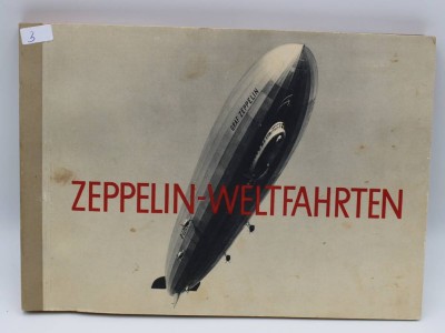 Auktion <br>Sammelalbum, Zeppelin Weltfahrten, 1932, kompl. [1]