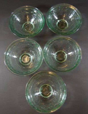 Auktion <br>5x Pressglas-Kompottschälchen, H-6 cm, D-16 cm [1]